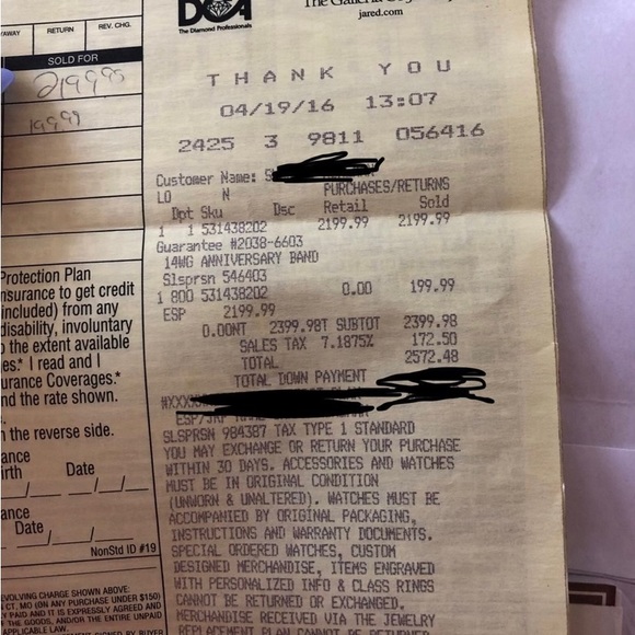 14K Diamond Ring Set - Picture 9 of 11